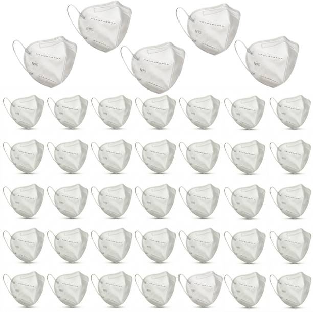 The Divine Exports N95 Pollution Mask N95_white_var40 Reusable, Washable
