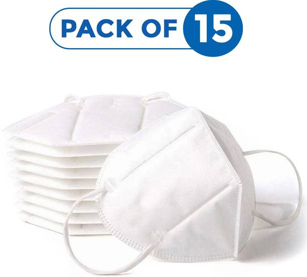 C-Cure N95 Ear Loop Face Mask | 5 Layer Unisex Mask | Anti Pollution Respiratory Mask Adjustable Nose Pin | Advance Filter Layer Reusable