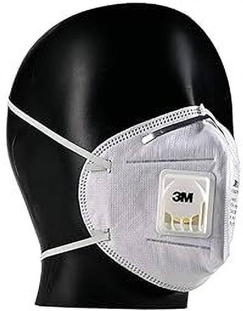 3M 3M 9004V Anti-Pollution Dust Mask with Exhalation Valve |FFP1 BIS Certified | PM2.5, Virus Protection | Pack of 10 |IS 9473:2002