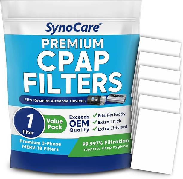 SynoCare CPAP/BiPAP Hypoallergenic Filter for S9 and AirSense 10 Models | Durable, Clean & Green Filter, Keeps Air Fresh and Ensures Optimal Performance