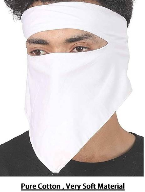 JKS Craft Full Face Cover Mask for Bikers Rumal Face Mask with Velcro,Dust,Sun Protection Decorative Mask