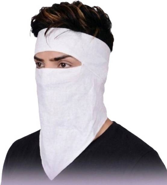 Humble Cotton Handkerchief Face Mask for Bikers - Dust & UV Protection Decorative Mask