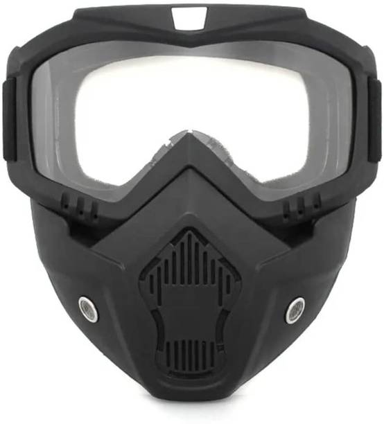 JKRP Winter Mask Polar Fleece Riding Windproof Hd Goggles Face Protection Decorative Mask