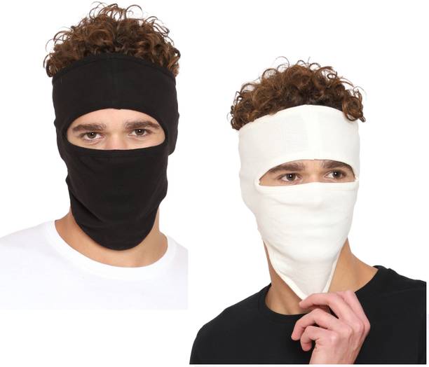 गजराज काला, बेज बाइक फेस मास्क पुरुष और महिला के लिए