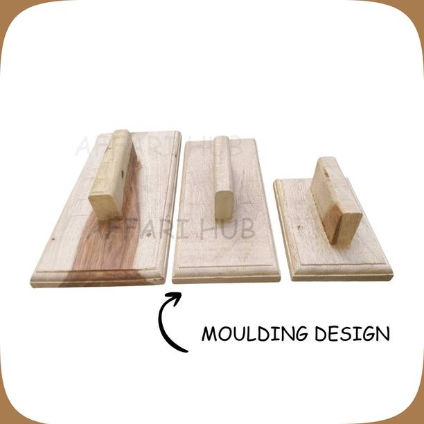 AFFARI HUB Wooden Plaster Rusa | Wooden Plastering Float Tool 13.97 Masonry Float