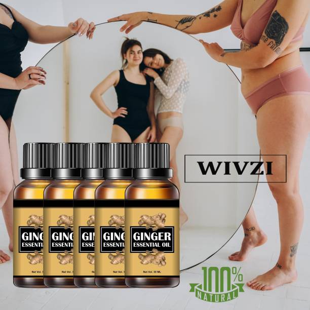 WIVZI Tummy drainage Ginger Massage Oil For Belly Fat Drainage Reduce Fat Fitness Oil