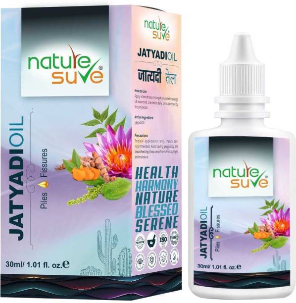 Nature Sure Jatyadi Oil for Piles and Fissures in Men & Women - 1 Pack