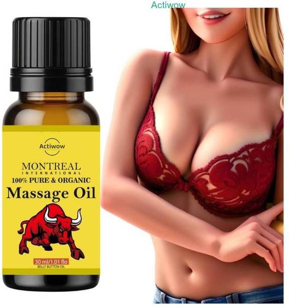 ACTIWOW Breast Massage Oil with Intense Hydration and Skin Boost