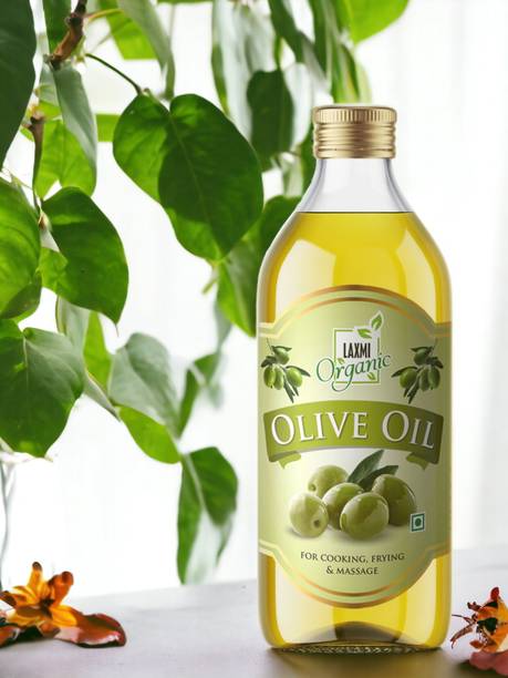 LAXMI ORGANIC Olive oil Jaitun ka tail virgin Extra Light edible cooking body hair massage tel