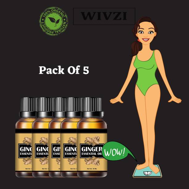 WIVZI Belly Drainage Ginger Oil, Ginger Massage Oil Lymphatic Drainage