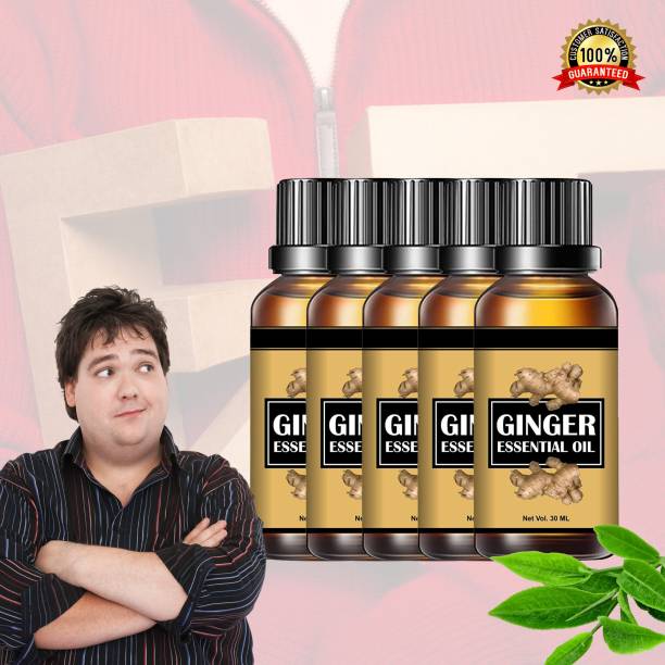 WIVZI Ginger Essential Oil,Belly Drainage Ginger Oil,Ginger Oil