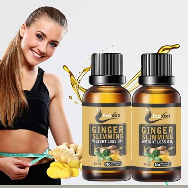 ecoxon Belly Drainage Ginger Oil,Tummy Ginger Drainage Massage oil pack of 2