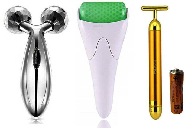KETMORS ENTERPRISES Face Body Massager T Gold Beauty Bar Face Massager/3D Face Body Massager/ Ice Roller Face Massager Massager