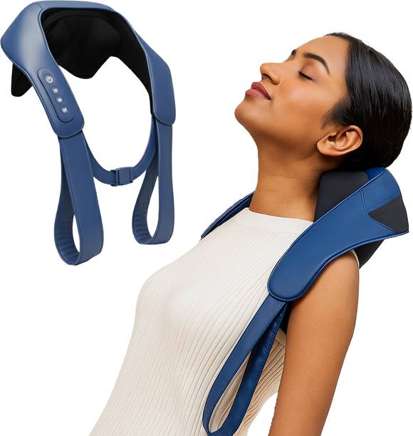 Durafit S7 Electric Massager For Neck, Cervical, Back & Shoulder with Heat for Pain Relief Massager