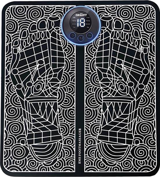 डीआरपीटी Electric EMS Foot Massage Machine, Rechargeable Portable Folding for Legs, Body EMS Foot Mat Massager मसाज़र