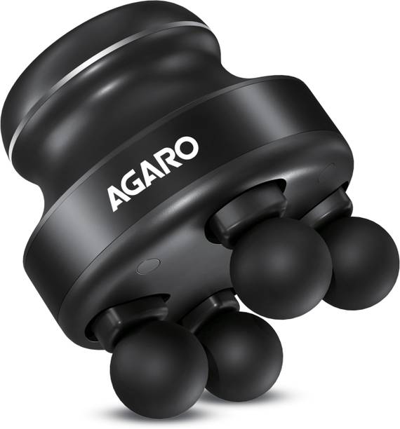 AGARO Royal Deep Tissue Body Massager with 4 Interchangeable Heads Handheld Electric Vibration Massager for Neck, Back, Shoulder, Leg Massager