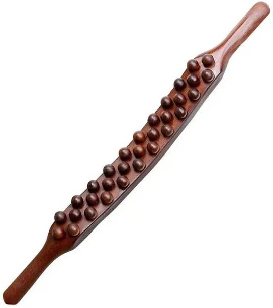 Kruvad Wooden Stick Massager Wooden Stick Massager Gua Sha Muscle Relaxation for Back, Legs, Arms Neck Muscle Massager