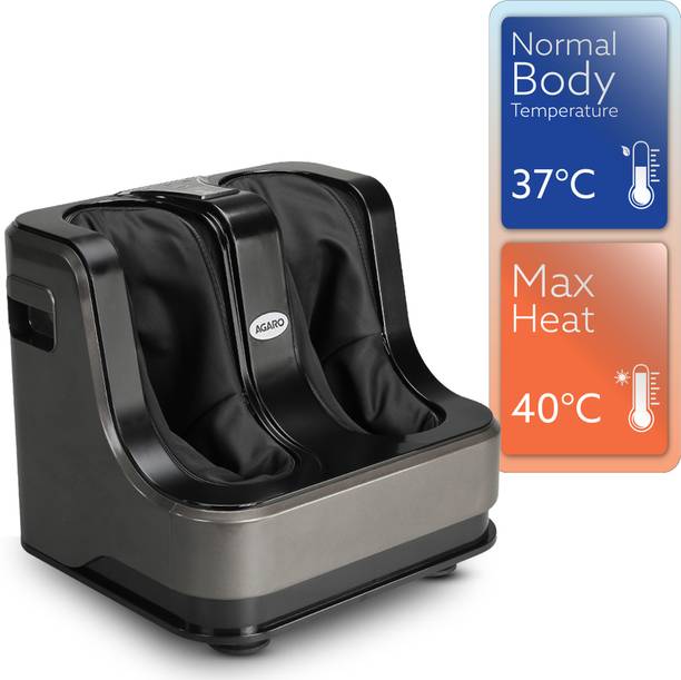AGARO 33505 Rejoice Leg Massager, Pain Relief of Foot, Calf & Leg with Heat & Vibration Massager