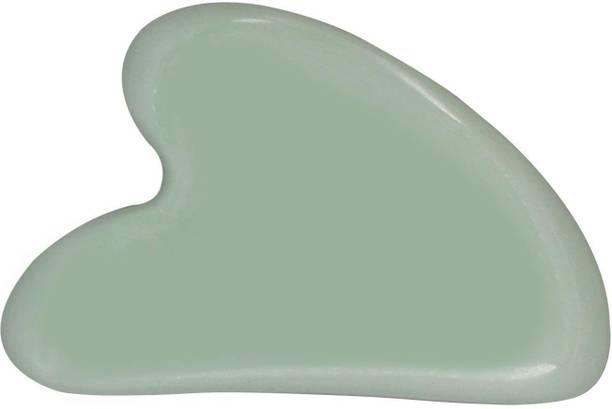 Ladista GSB-LD-7-5 Gua Sha Scraping Massage Tool for Facial Glow Blood Circulation Natural Jade Stone Removes Toxins Prevents Wrinkles Boost Radiance of Complexion Massager