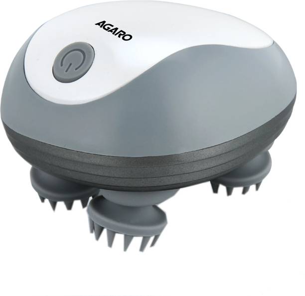 AGARO 34132 SM3675 Rechargeable Electric Scalp Massager,3 Speed Modes,Handheld Portable Massager