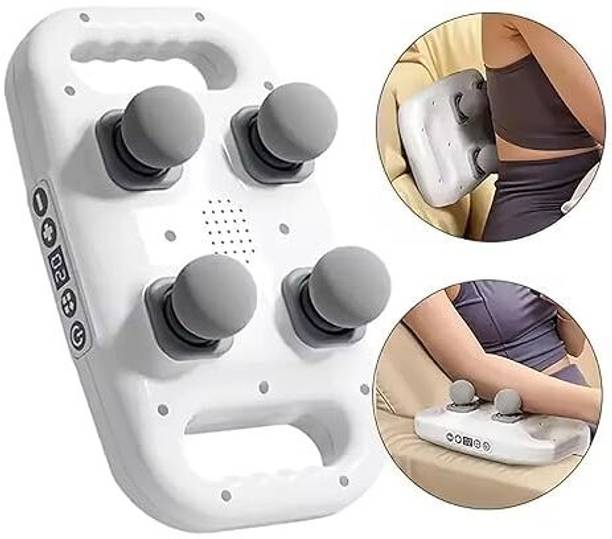 FULKIZA Four Head Back Massager for Pain Relief in Back, Leg, Neck, Shoulder and Body