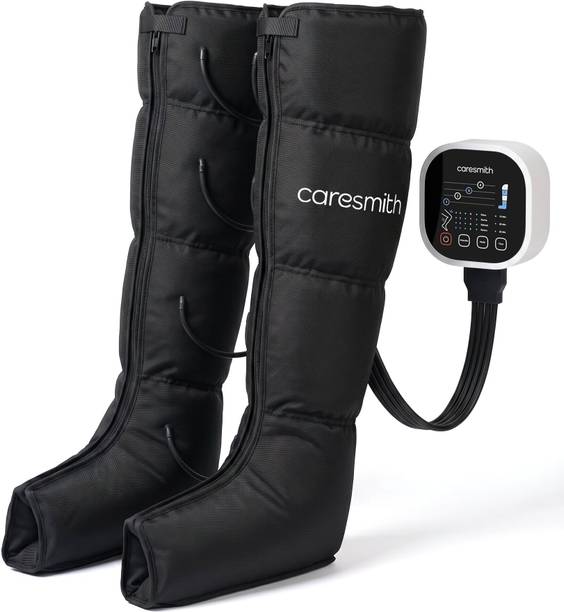 caresmith Revive Leg Compression Massager with 4 Targeted Zones & Modes | Foot Massager Machine for Pain Relief Massager