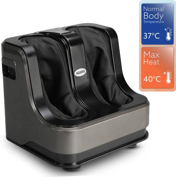 AGARO 33505 Rejoice Leg Massager, Pain Relief of Foot, Calf & Leg with Heat & Vibration Massager