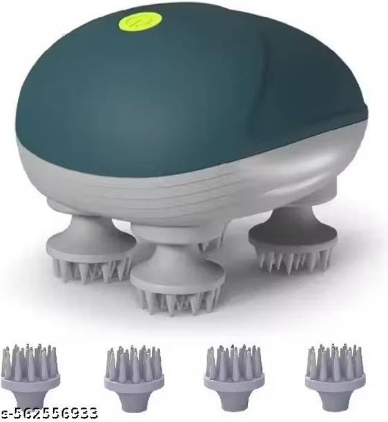 BEMALL Electric Scalp Massager, Portable Head Massager with Kneading 96 Massage Nodes, Head Massager for Stress Relax and Pain Relief, Ideal Gifts for Women, Men Massager