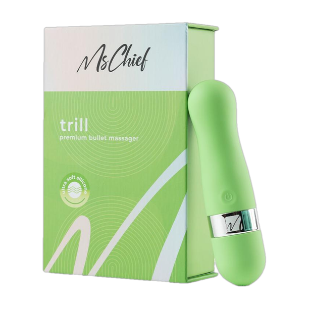 Mschief Trill Trill Premium Bullet Massager � Extra Length, 3 Speeds,7 Patterns,USB,Waterproof Massager