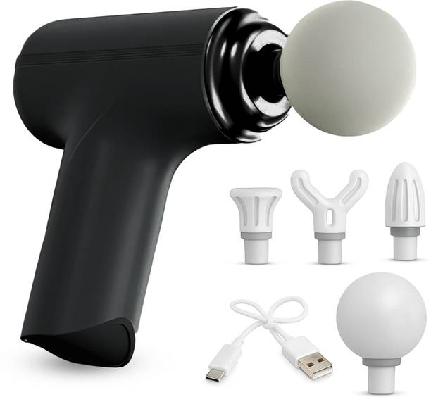Zovilstore Professional Gun Massager Rechargeable,4 Heads,4 Speed, Percussion for Body Care Muscle Recovery Gun Massager –4 Speed, 4 Heads, Rechargeable Handheld Percussion Massager