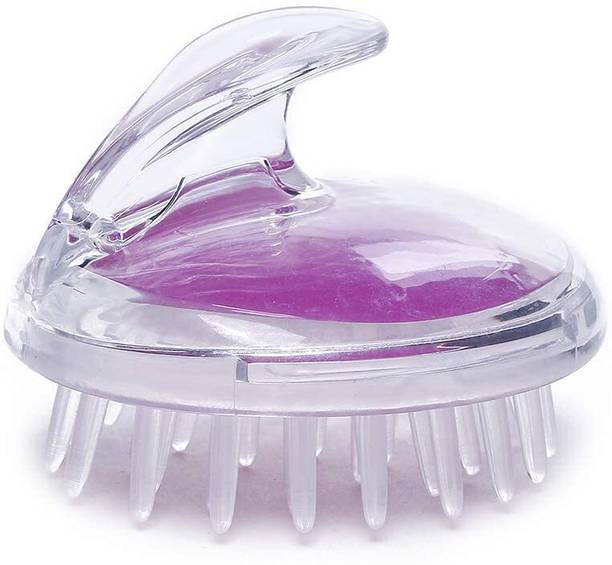 CRESCENT Silicon Hair comb Hair Scalp Massager, Shower Scalp Cleansing Brush Silicone Shower Shampoo Body Wash Dandruff Brush Hair Scalp Massager Massager