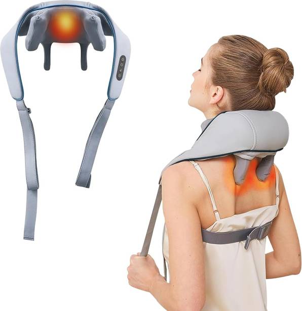 Shopeleven Neck and Back Massager for Cervical Pain Relief with Heating, Massager Body Massager for Body Aches Relief, Electric 5D Cervical Massage Machine Massager