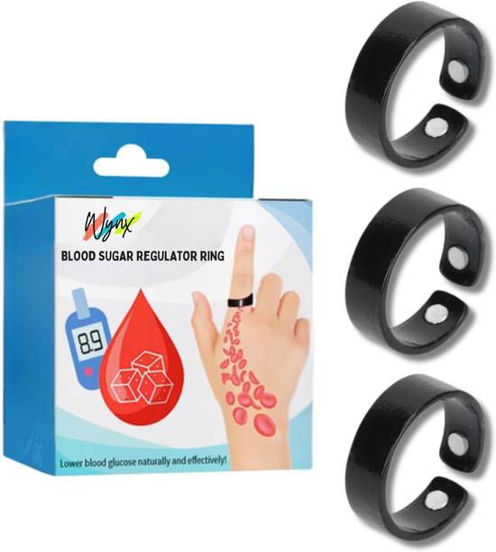 WYNX Pack of 3 Reflexology Rings – Deep Pressure Acupressure for Relaxation & Finger Strength Massager