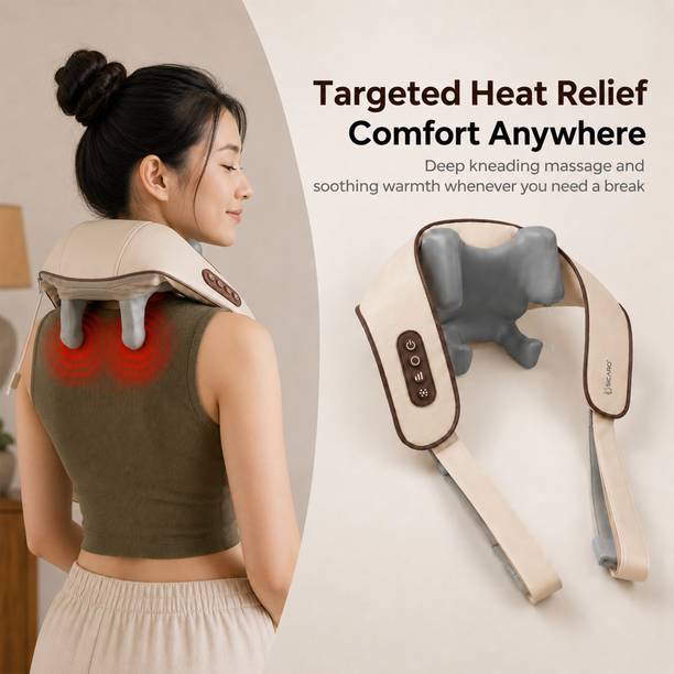 Sicaro RP302 Relax Pro Cordless 4D Neck and Shoulder Massager, Deep Kneading Tech RP302 Relax Pro Massager