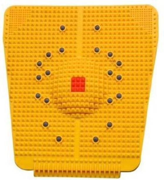 Acufit MAT114 Acupressure Mat Relieve Stress Pain Acupuncture (Yellow) Yellow 10 mm Massager