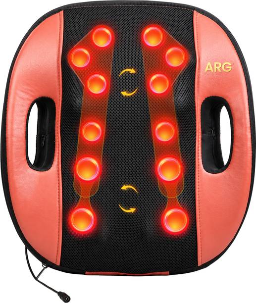 ARG HEALTHCARE Back Massage Cushion Car Seat Massager Portable Massage For Back Pain Relief 12 Rubbing Balls for Back, Neck, Calf, Shoulder, Palm, Lower Leg, Thigh Massager