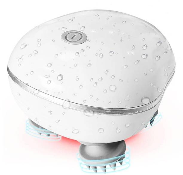 R A Products Head Scalp Electric Massager Rechargeble Stress Relax Head Kneading HandHeld With 4 Speed Mode Scalp Scratcher Deep Clean Body Massager