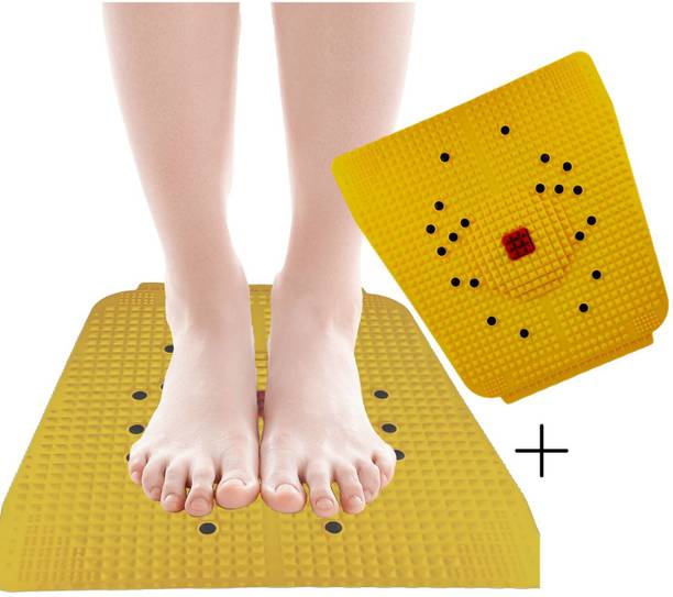 KTHC Blood Circulation Mat with 2000 energy points 20 magnets and Su-Jok Finger Ring For arthritis, chronic back pain, migraines, (IBS), constipation Massager