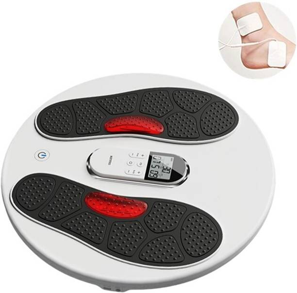 SOBO BEST-EMS-TENS Electric Foot Massager for Foot Pain Relief, 9 Mode, 20 Intensity, Display Remote Controller, Electrodes, Calf and Leg Massager Machine, Full Body Massager