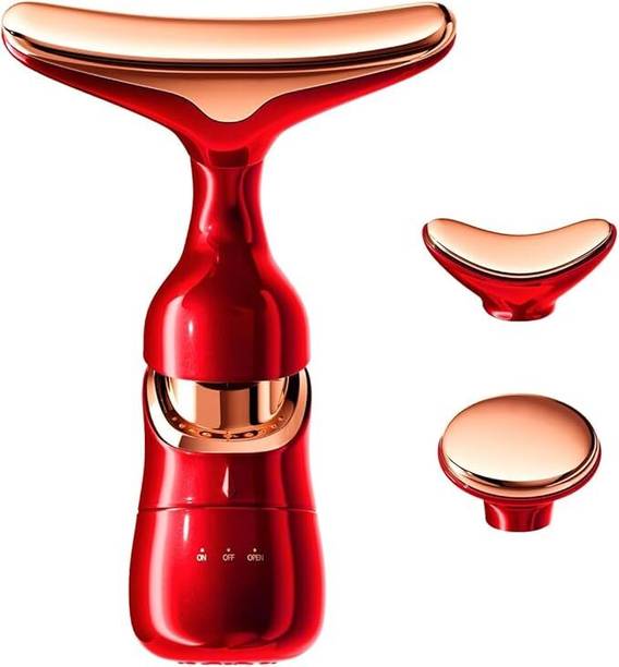 iBELL 3 in 1 Anti Wrinkles Face Neck Eyes Massager,Vibration Facial for Skin Care, Neck Face Massager Beauty Device,Neck Device Face Lift Tool Massager