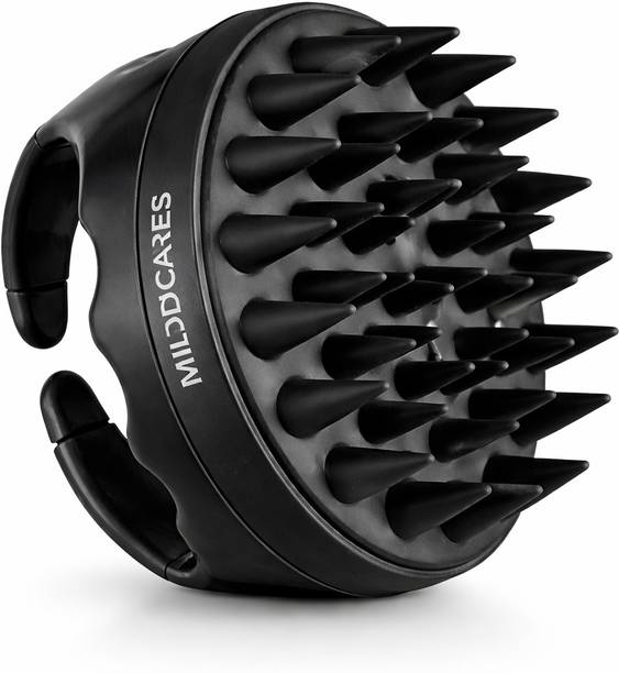 Mildcares Scalp Massager Hair Brush | Soft Silicone Hair Scrubber for Hair Growth & Dandruff Control | Shampoo & Shower Use Easy to Use Head Massager