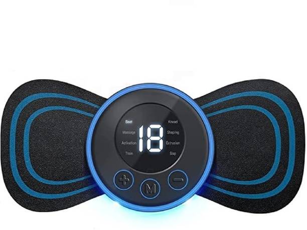 BAWALIYANZED Mini Butterfly EMS Body Massager - 8 Mini Neck Portable Massager, Reusable EMS Bioelectric Acupoints Massager Massager
