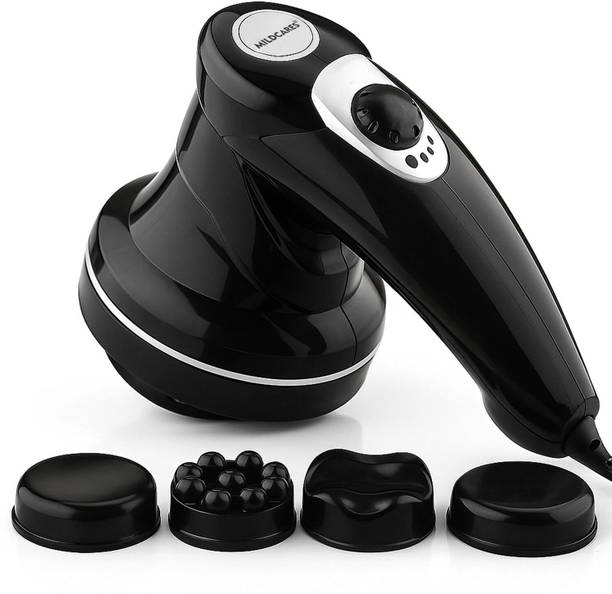 Mildcares Rx1-Pro Full Body Massager & Physiotherapy Machine | Handheld Electric Hammer & Gun Massager for Back, Neck, Shoulder & Leg Pain Relief With 3 Attachments Massager