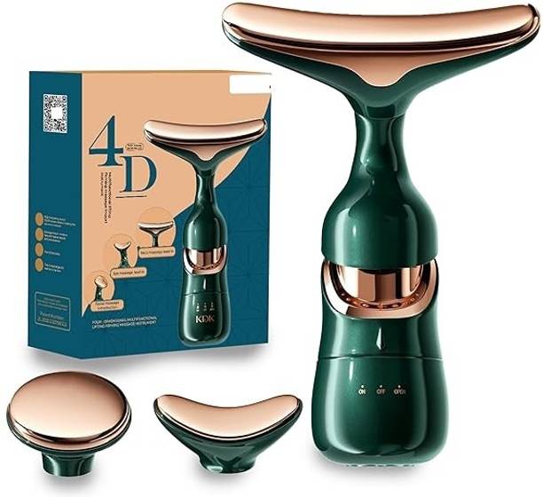 Mantra Impex 3 in 1 Face Neck Eyes Massager,Vibration Facial for Color Led Face Neck Massager Facial Atomizer