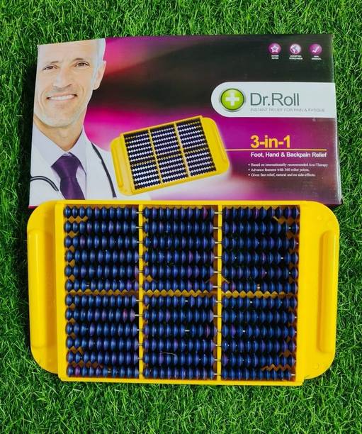 AHCS Acupressure Dr.Roll 3 in1 Foot Massager Hand Massager & Back Massager Pain Relief Massager