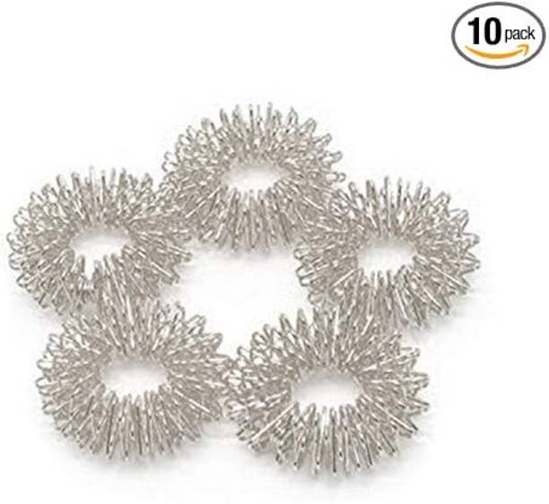 MAPPLEMART POWEREST Acupressure Finger Massage Ring -Set of 10 best rings POWEREST Acupressure Finger Massage Ring -Set of 10 best rings Massager