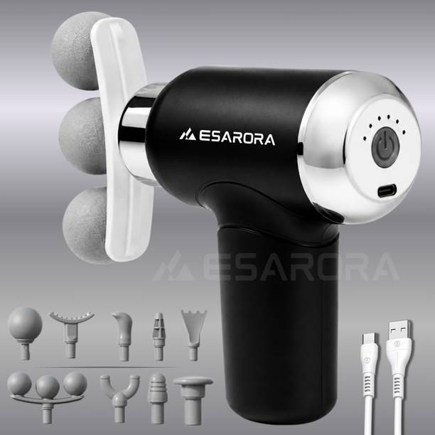 Esarora Massage Gun Deep Tissue 6-Speed Portable Percussion Muscle Massager_M2U Pro+ Mini Deep Tissue Massage Gun – 3-Head Portable Percussion Massager_UI62 Massager