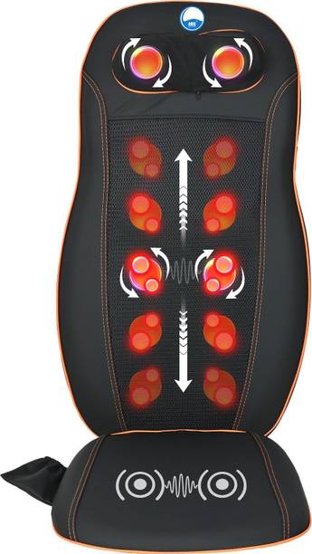 ARG HEALTHCARE Portable Black Electric Massage Cushion for Back Pain Massager