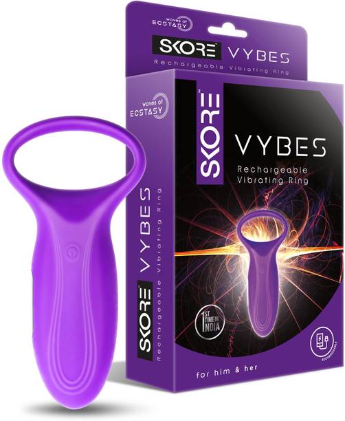 SKORE Vybes 7 Modes Vibrator | For Him & Her | Rechargable Vibrating Massager