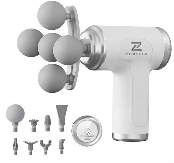 Zovilstore High-Power 5-Head Electric Muscle Massage Gun | Deep Tissue Pain Relief Percussion Massager with Various Massage Heads for Neck, Back, Legs & Full Body Massager
